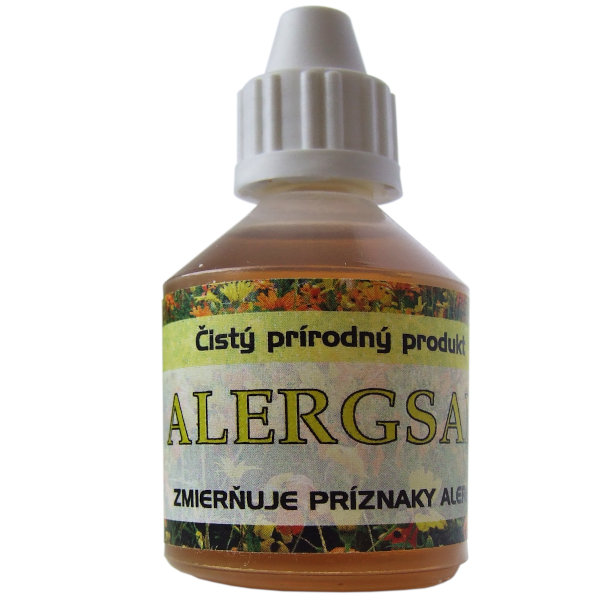 Užívateľské balenie liečivého prípravku Alergsan pre rýchlu a účinnú pomoc pri alergických ochoreniach.